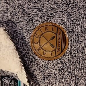 Lakegirl Gray Fleece Women's Top